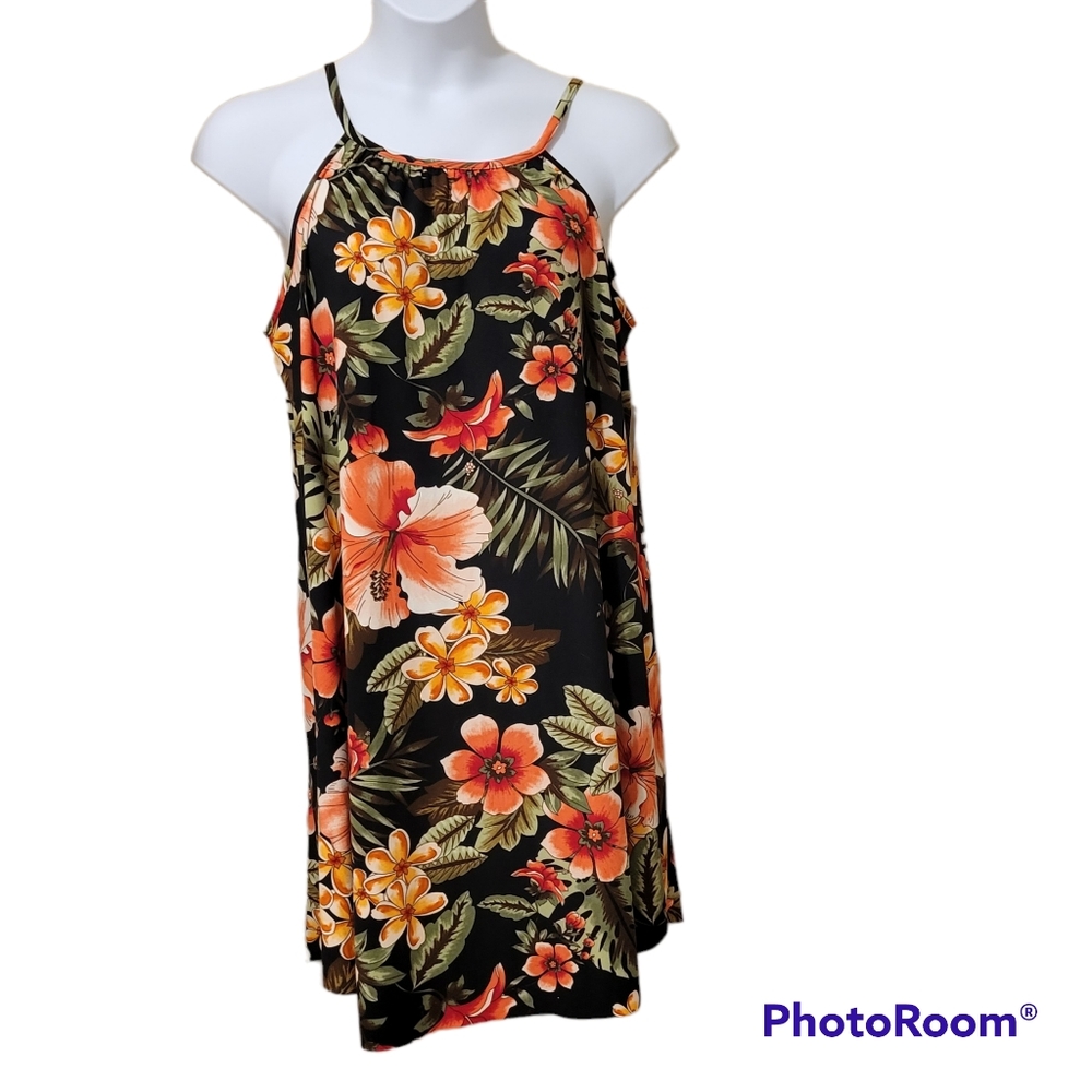 MRT 1030 floral summer dress, Size 2X, NWT.